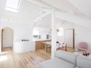 Rénovation d’un appartement sous les toits à Biarritz